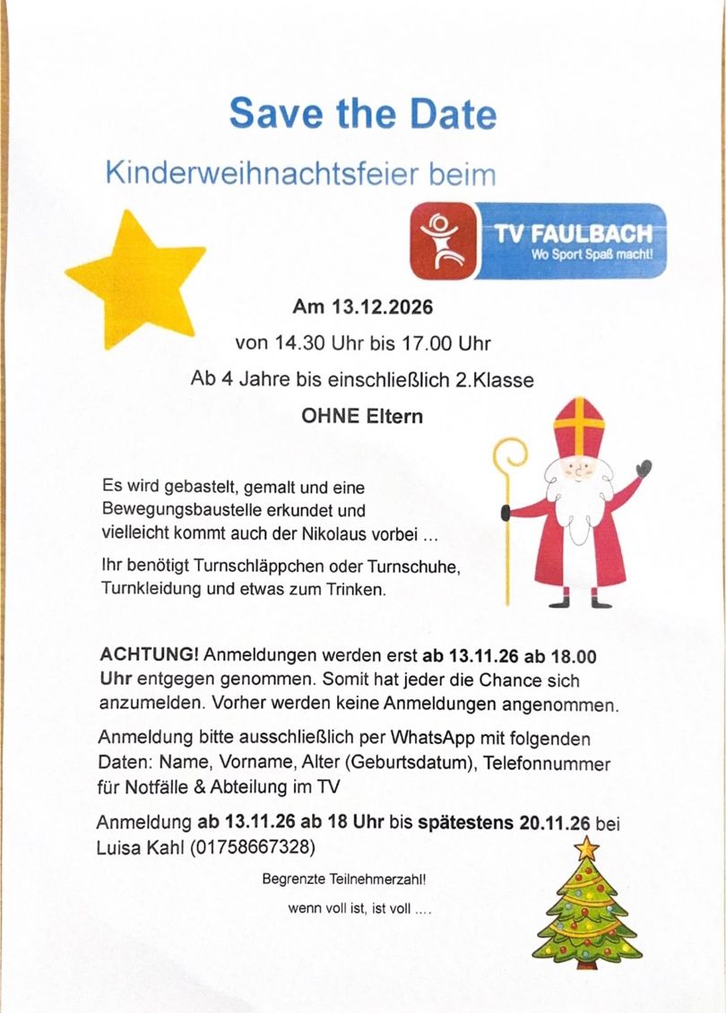 Kinder-Weihnachtsfeier